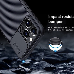 Ốp lưng dành cho iPhone 13 Pro Max thương hiệu Nillkin camera chống sốc- Hàng nhập khẩu