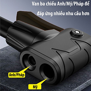 Bơm Đạp Chân 2 Nòng Xilanh BEELORD J54B-01 10 Bar/160 PSI Bơm Chất Lượng Cao Cho Xe Đạp, Xe Máy, Xe Ô tô, Xe Hơi Đa Năng Xếp Gọn (Tặng Kèm 3 Chốt Chân, Hộp đựng bơm) - Mai Lee