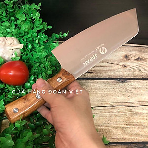 Dao Thái thịt cá C.Lượng Nhật Bản ASAKH - Dao dày dặn, nặng tay, cán gỗ chắc chắn. Chuyên phục vụ Sp Gia dụng, Khuôn làm