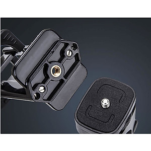 Đế kẹp 2in1 điện thoại máy tính bảng tablet ipad gắn chân máy ảnh tripod