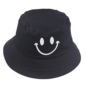Nón bucket mặt cười Unisex siêu dễ thương, mang phong cách vui vẻ mới - Hạnh Dương