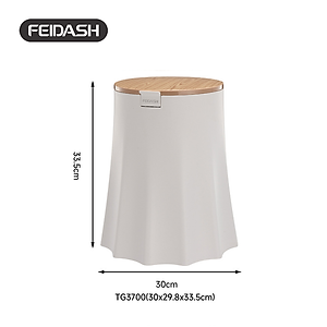 Thùng Rác Gia Đình Hình Gốc Cây Nắp Vân Gỗ Dễ Thương FEIDASH TG3700 - Thiết kế độc đáo mới lạ tạo điểm nhấn cho không gian gia đình bạn - Đáy thùng rác to giúp đứng vững chãi không lo bị đổ bởi lực tác động - Cấu tạo 2 lớp tháo rời dễ dàng vệ sinh hơn