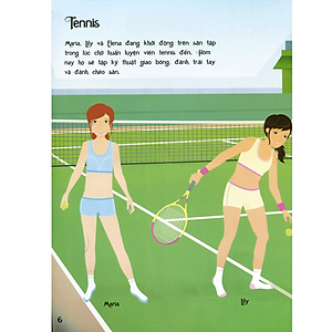 Sách Dán Hình Sáng Tạo Trang Phục Búp Bê - Các Môn Thể Thao