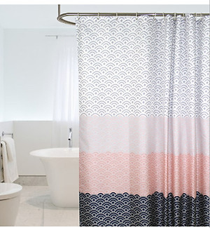 RÈM NHÀ TẮM KHÔNG THẤM NƯỚC VẢI POLYESTER, CHỐNG NẤM MỐC