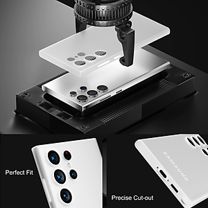 Ốp lưng nhám chống sốc siêu mỏng 0.3mm cho Samsung Galaxy S23 Ultra hiệu Memumi có gờ bảo vệ camera - Hàng nhập khẩu