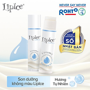 Son dưỡng môi không màu chuyển kem mịn LipIce Creamy