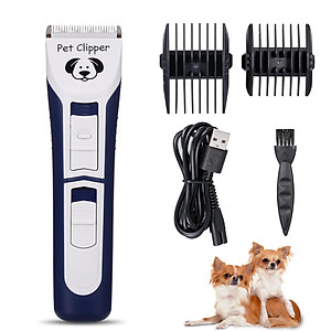 Tông đơ cạo lông cho chó mèo động cơ mạnh mẽ tiếng ồn thấp có thể sạc bằng USB