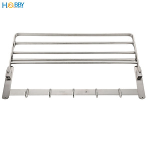 Kệ để khăn tắm quần áo đa năng gắn tường inox 304 Hobby Home Decor GTK