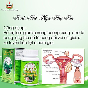 TRINH NỮ  NGA PHỤ TÁN - NĂNG ĐỘNG - GIẢM U NANG BUỒNG TRỨNG, U XƠ TỬ CUNG