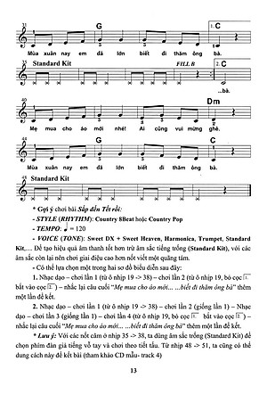 Sách Thực Hành Biểu Diễn Organ Cho Thiếu Nhi – Tập 4