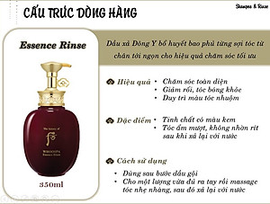 Bộ Dầu Gội và Xả Whoo Spa Shampoo & Rinse