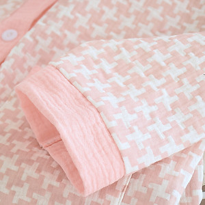 Đồ bộ bầu và sau sinh, Pijama cho con bú AZ44 chất liệu đũi xốp mặc hè thu và đông xuân