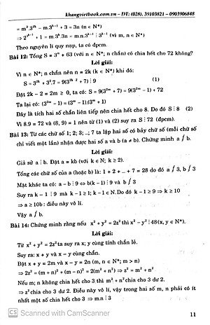 Chuyên đề bồi dưỡng học sinh khá, giỏi Toán THCS Phần Số Học  