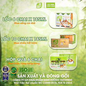 Nước Yến Đông Trùng Hạ Thảo Green Bird Tăng Cường Sức Khỏe Chai 185ml