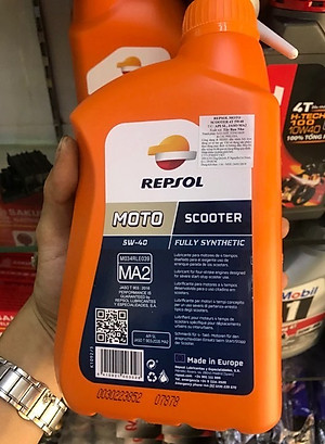 Nhớt xe tay ga Repsol Moto Scooter 5w40 1L