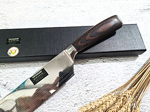 DAO BẾP USUBA -DAO BẾP NHẬT THÉP DAMASCUS MÃ DT125