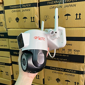 Camera Yoosee 2 mắt kép xem 2 màn hình cùng lúc BL Q18D siêu sáng Hình ảnh sắc nét - Đàm thoại 2 chiều, ban đêm có màu - Hàng Chính Hãng