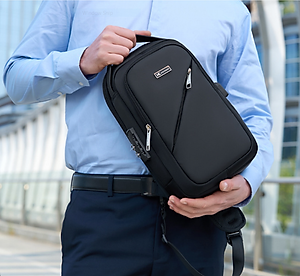 Túi đeo chéo đeo ngực nam có khóa chống trộm chống nước cao cấp phong cách mới