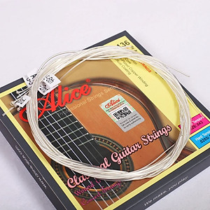 Dây Đàn Guitar Classic Alice AC136-N Nylon Core Silver Plated Copper Normal Tension Cho Guitar Cổ Điển