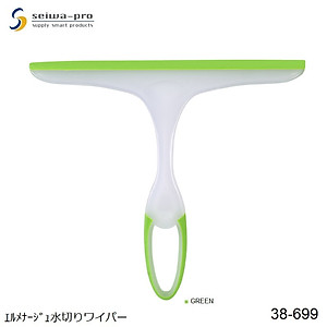 Cây lau kính cầm tay Seiwa Pro lưỡi gạt Silicon 24.5 cm - Hàng nội địa Nhật Bản - Giao màu ngẫu nhiên