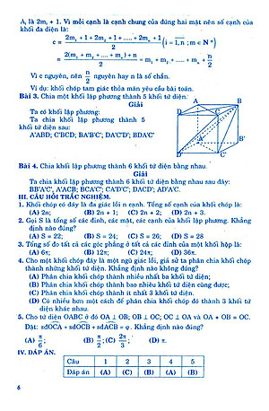 Sách Giải Bài Tập Hình Học Lớp 12 (Chương Trình Chuẩn)