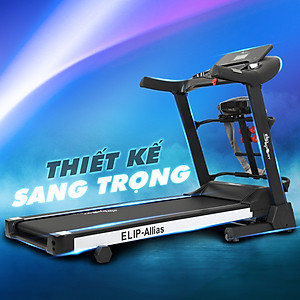 Máy Chạy Bộ Điện ELIP Allias Đa Năng Chính Hãng, Động Cơ Mạnh 3.0 HP, Thảm Chạy Rộng