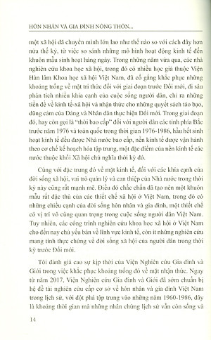 HÔN NHÂN VÀ GIA ĐÌNH Nông Thôn Đồng Bằng Bắc Bộ Giai Đoạn 1960 - 1975 (Sách chuyên khảo)