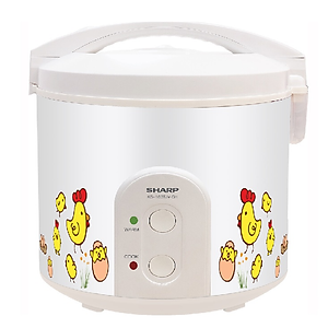 Nồi cơm điện nắp gài Sharp 1.8 lít KS-183TJV-CH - Hàng chính hãng