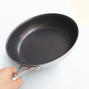 Chảo Inox Chống Dính Đáy Liền Elmich TriMax Đáy Từ Tiêu Chuẩn Châu Âu (20cm; 24cm; 26cm; 28cm)