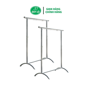 GIÁ PHƠI ĐỒ DUY LỢI 1 NHÁNH INOX (Qùa tặng 10 móc áo)