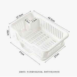 Rổ Úp Bát - Kệ Bếp Khay Đựng Chén Bát, Đĩa, Thìa, Đũa Có Khay Thoát Nước Tiện Lợi - Hàng Loại 1 - Chính Hãng MINIIN