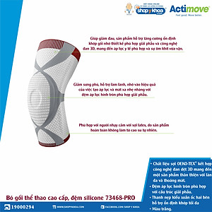 Bó gối thể thao và chấn thương chỉnh hình cao cấp Actimove GenuMotion