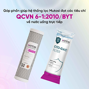 Lõi lọc nước Mutosi Số 2/3 - Tích hợp PP1 và CTO