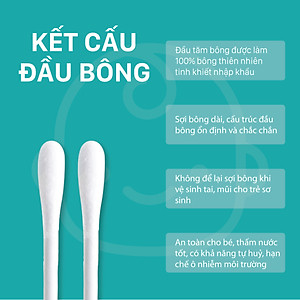 Combo 03 Hũ xoay trẻ em 200 que giấy Niva BHP1