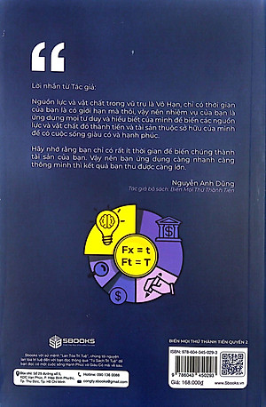 Biến Mọi Thứ Thành Tiền - Quyển 2 - Ứng Dụng Tư Duy Tạo Ra Tiền Giúp Bạn Thành Công Giàu Có Và Hạnh Phúc