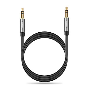 Dây Audio 3.5mm tròn mạ vàng 24K, TPE cao cấp UGREEN AV119 - Hàng chính hãng