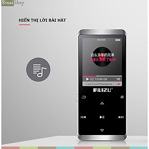 Máy nghe nhạc loa ngoài Ruizu D02 4GB (Không Bluetooth) - Hàng Chính Hãng