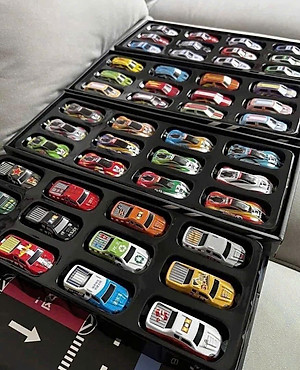 Bộ Đồ Chơi Xe Ô Tô Container 48 Chiếc Mini – Quà Sinh Nhật Bé Trai – Đồ Chơi Mô Hình Xe Hơi Kèm Hộp Đựng - HÀNG CHÍNH HÃNG MINIIN