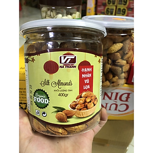 Hạt hạnh nhân VT Hà Thành vỏ lụa hộp 400g
