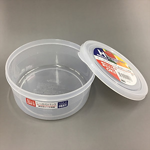 Hộp đựng thực phẩm 800ml (dạng tròn) dùng được lò vi sóng nội địa Nhật Bản
