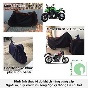Bạt phủ trùm xe máy che mưa nắng  (Nhiều màu)