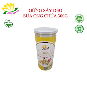 GỪNG SẤY DẺO SỮA ONG CHÚA 300G - HƯƠNG SEN VIỆT