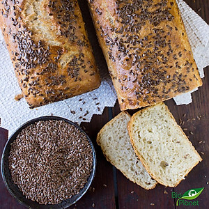 Bột Hạt Lanh Nâu Ấn Độ – Giàu Omega-3, Chất Xơ, Hỗ Trợ Tiêu Hóa, Tốt cho tim mạch, Túi 400g