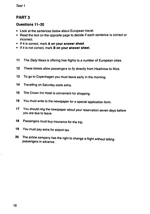 Cambridge Preliminary English Test 4 Student's Book with Answers