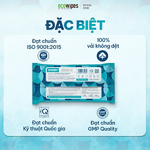 Khăn giấy ướt vệ sinh cơ thể NursingWipes gói 12 khăn size lớn 30x20cm hương trà xanh lau người lớn tuổi, người bệnh, người đi phượt dùng 1 lần