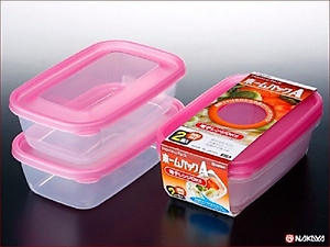 Bộ 2 hộp đựng bảo quản nắp mềm dung tích 800ml - Hàng nội địa Nhật Bản.( Giao màu ngẫu nhiên )