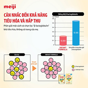 Sản phẩm dinh dưỡng công thức Meiji Infant Formula 800g (Dành cho trẻ từ 0-1 tuổi)