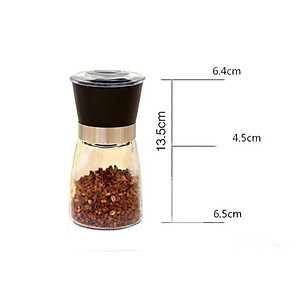Dụng Cụ Đựng Và Xay Hạt Tiêu Cầm Tay Có Nắp Đậy