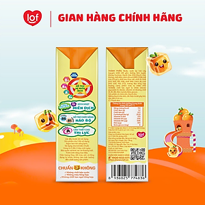 Thùng 48 hộp Sữa trái cây KUN hương cam có thạch 170ml