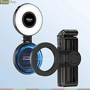 Ulanzi JJ03 - Tripod Đa Năng 3 Trong 1, Vòng Nam Châm MagSafe, Bluetooth Remote Và Xoay 360 Độ Cho Điện Thoại - Hàng chính hãng